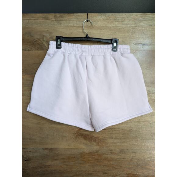 Comfrt Sweat Shorts Womens Large Light Purple Elastic Waist Drawstring Athletic - Picture 2 of 3